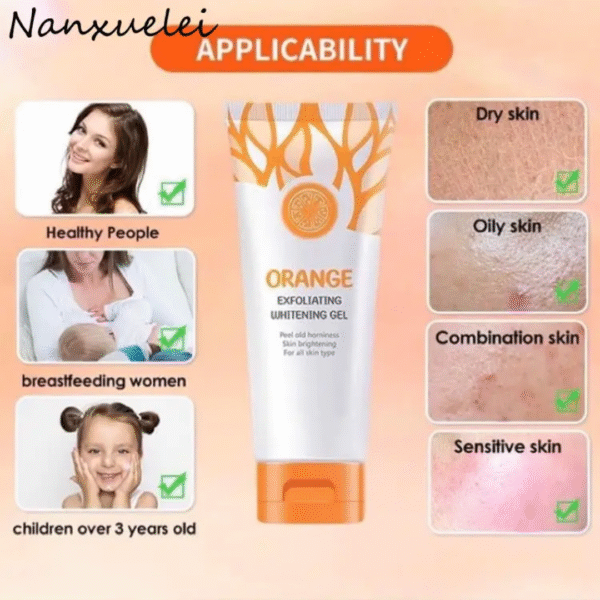 2 Pieces Orange Exfoliating Whitening Gel - Image 5